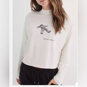 aerie Let’s Just Chill Out Long Sleeve Tee